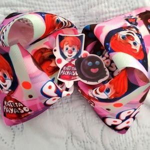 Paleta payaso hair bow